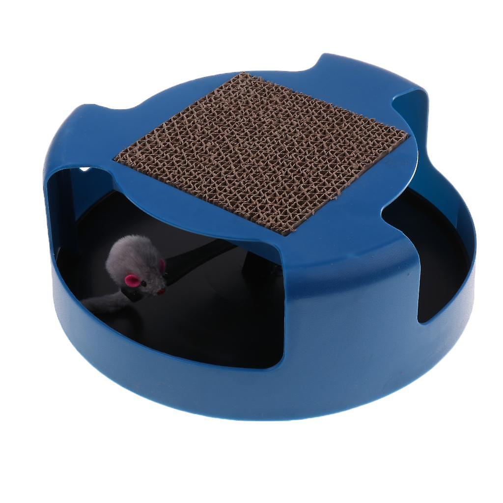 Cat Interactive Training Exercise Cat and Mouse Game Toys Turntable Disk