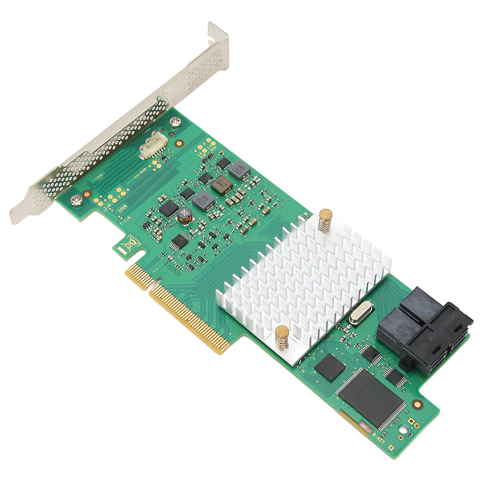 LSI SAS3008 Array Card 8 Port 12Gb/s PCIE 3.0 Plug and Play SAS RAID Array Card for SATA Terminal Device 