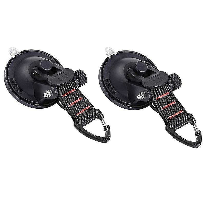 Heavy Duty Suction Cups 2 Pieces With Hooks Upgraded Car Camping