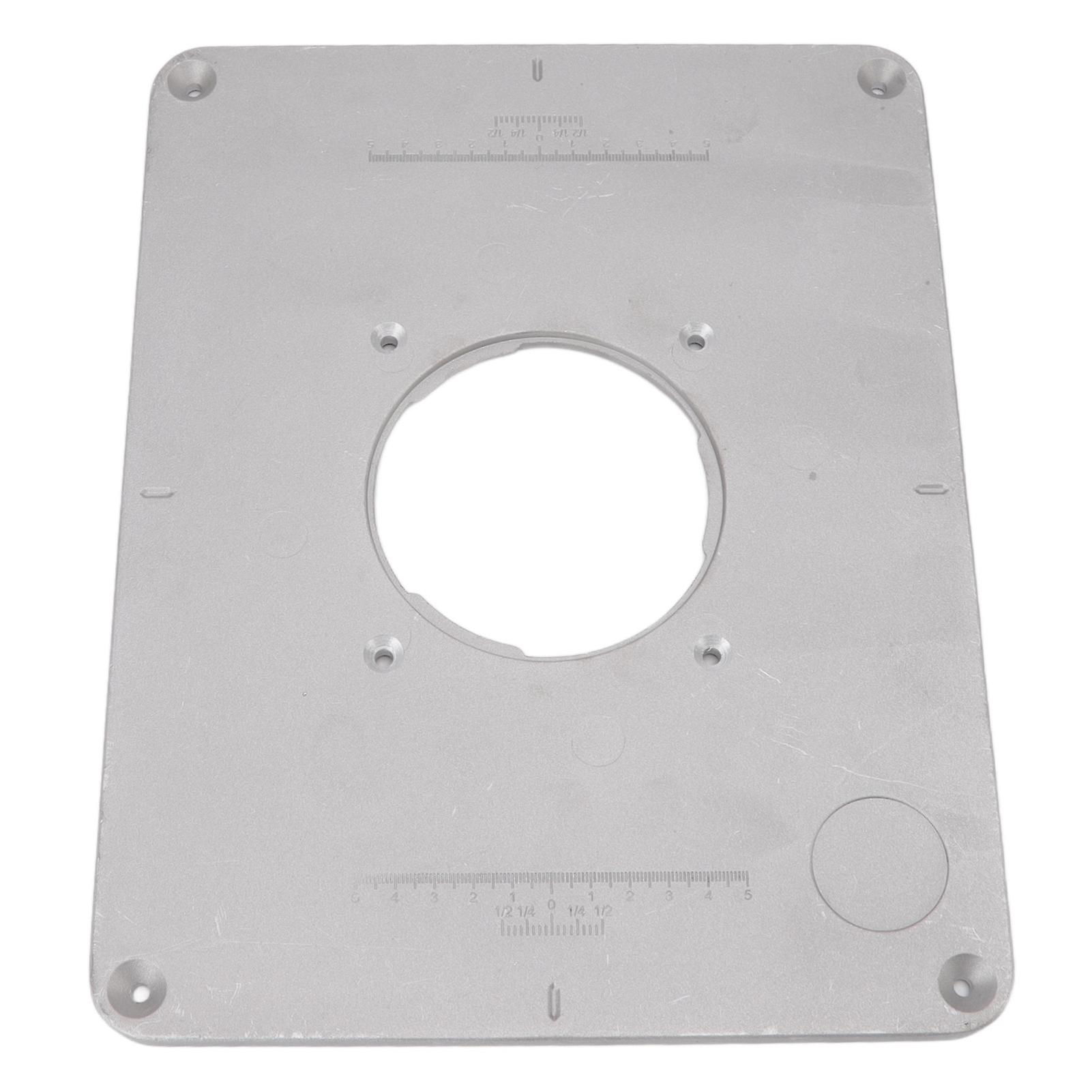 Touch Router Table Insert Plate Tool Router Table Insert Plate Aluminium Alloy 88 95mm Hole Pitch 4 Holes Trimming Machine Flip Board for 2301 Series