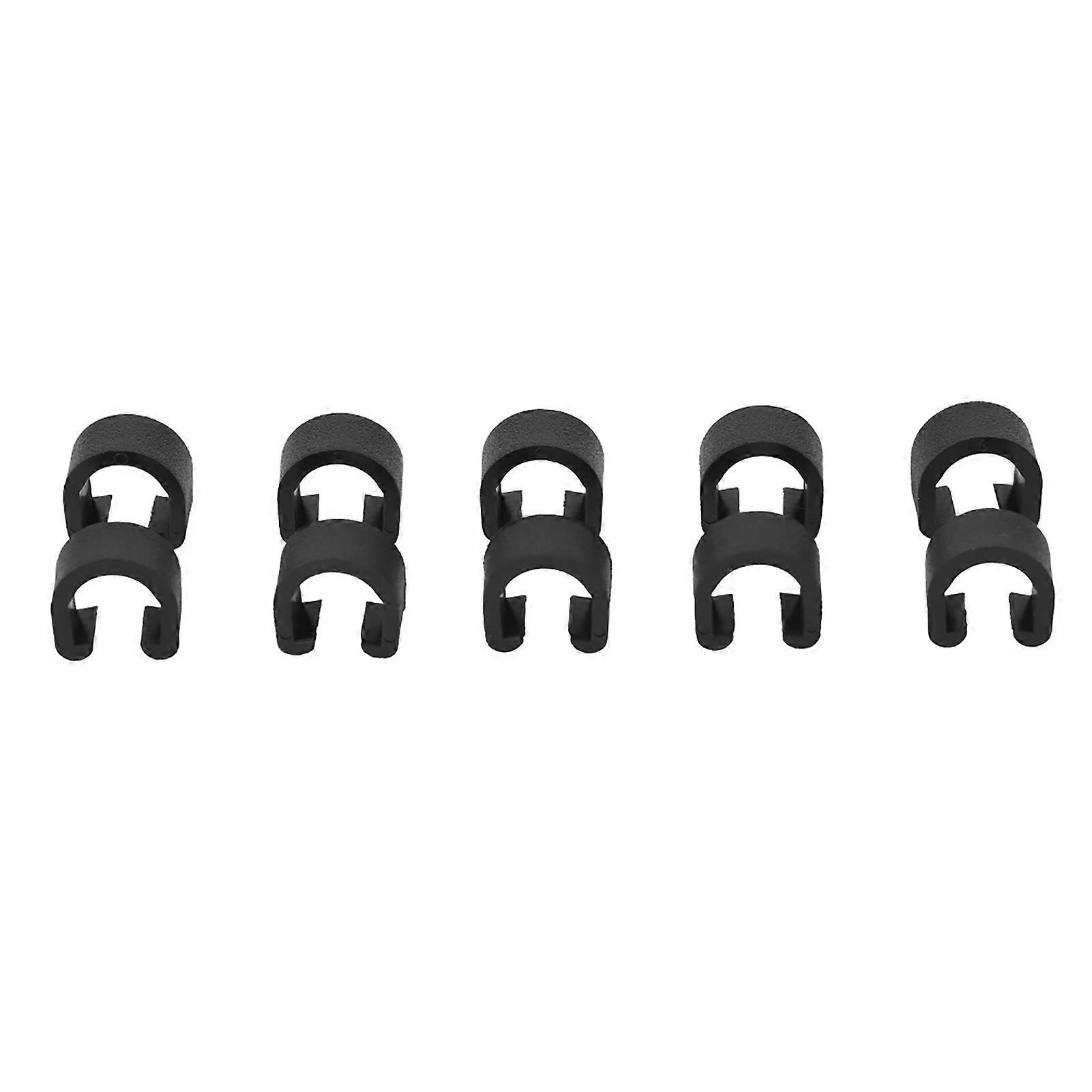 10PCS Plastic Brake Buckle C Clip Shift Cable Housing Hose Guide for Road Bike Bicycle