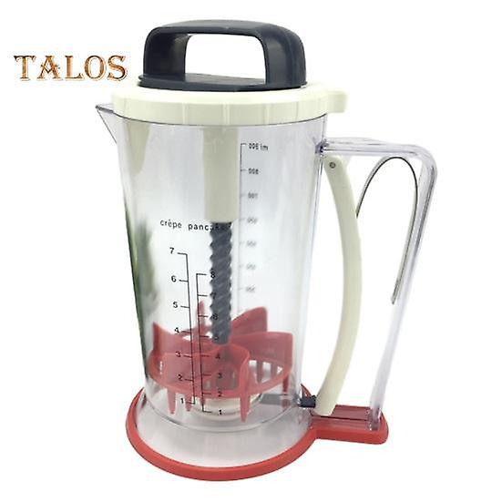 900ML Batter Dispenser with Measuring Label Pancake Batter Dispenser Cupcake Waffle Muffin Mix Crepe & Cake Batter Separator
