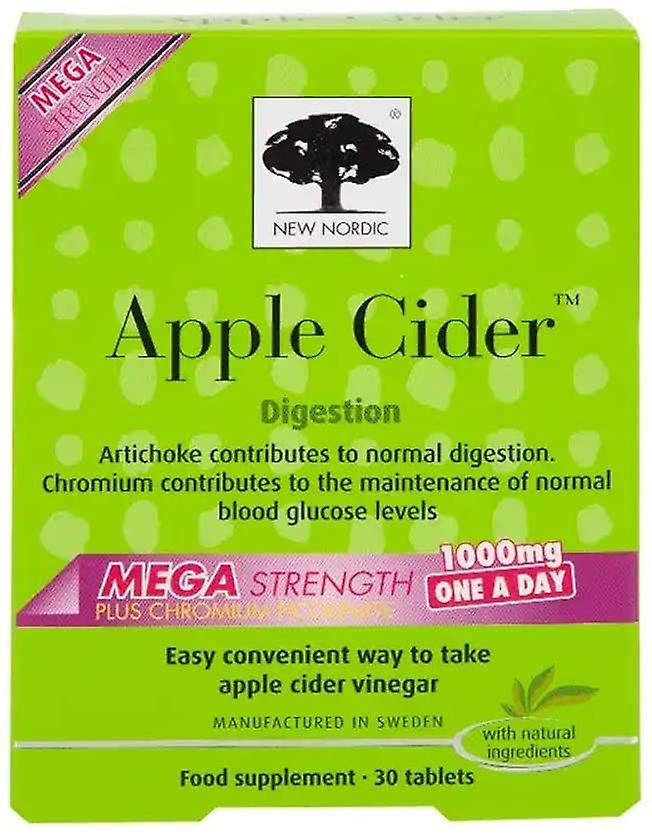 New Nordic Apple Cider Mega Strength 1000mg - 90 Tablets
