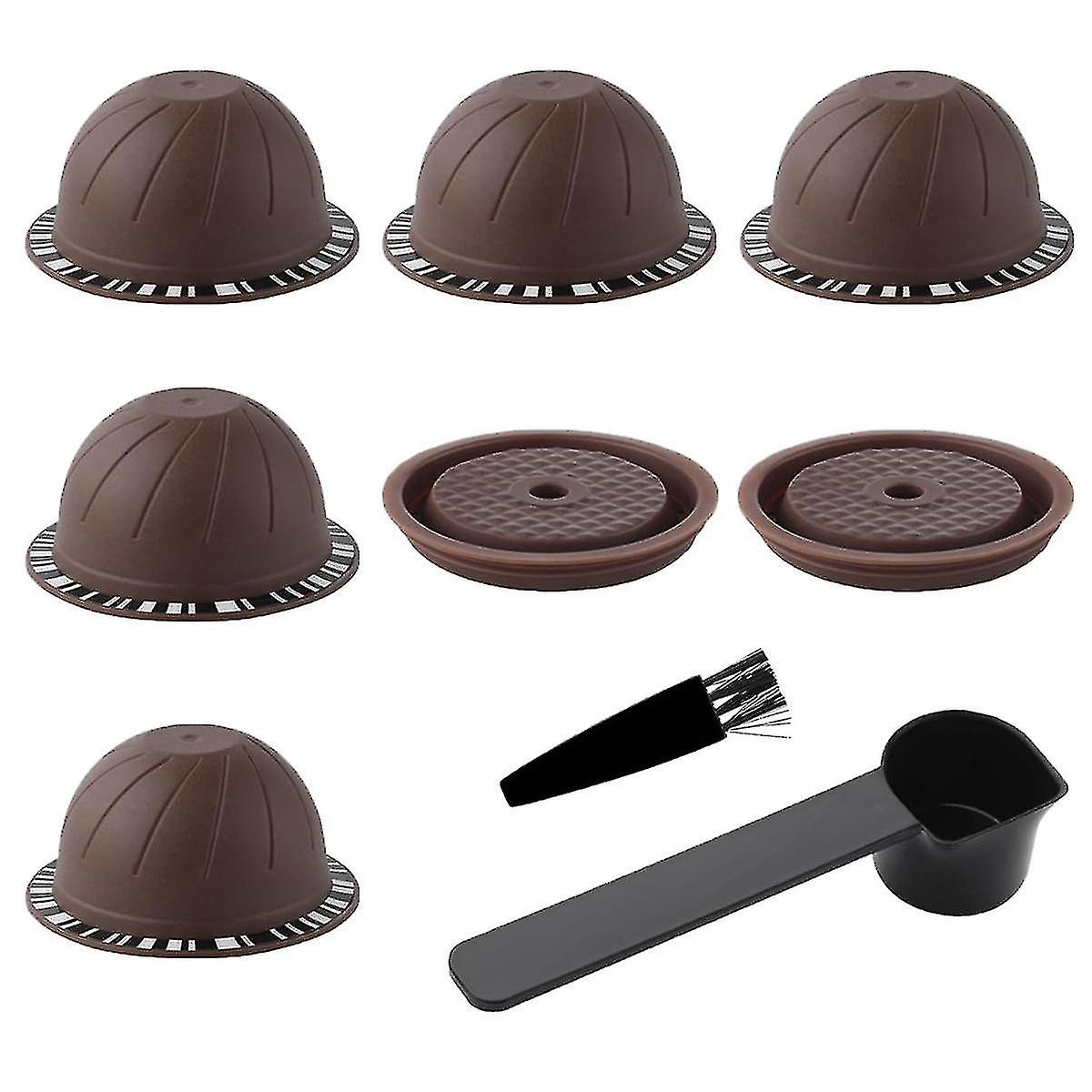 Påfyllbar kaffekapsel for Vertuoline &; Vertuo Pod, 150 ml kaffeputer for Presso Vertuo kaffe