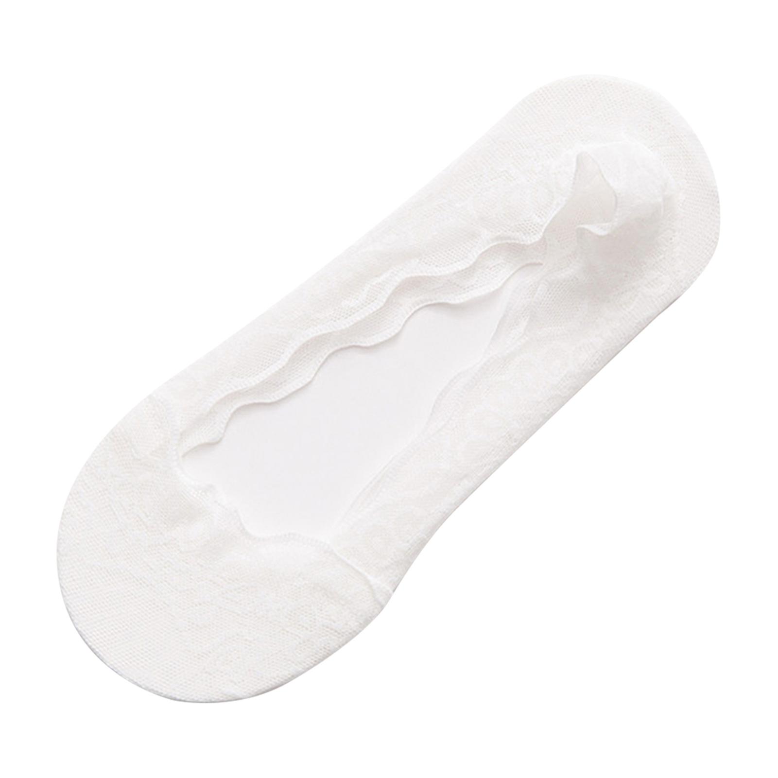 Lace No Show Liner Socks for Women Soft Deodorant Stretch Socks for Daily Wear