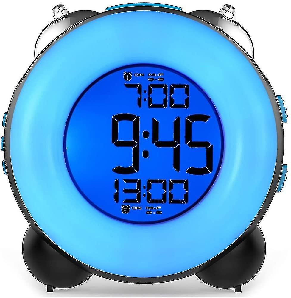 Loud Alarm Clock For Heavy Sleepers With Optional Alarm Dual Alarm Setting Snooze Function(full Body