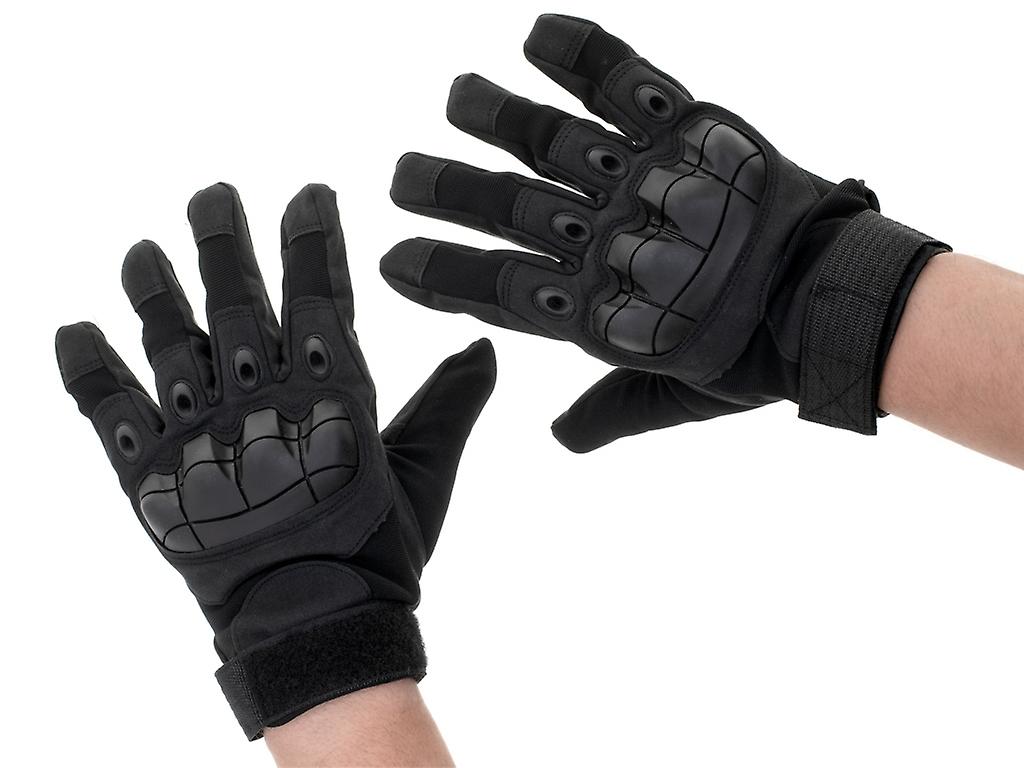 Tactical Military Gloves Knuckle Pads XL Black