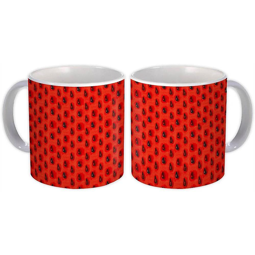 Gift Mug: Watermelon Pattern Seeds