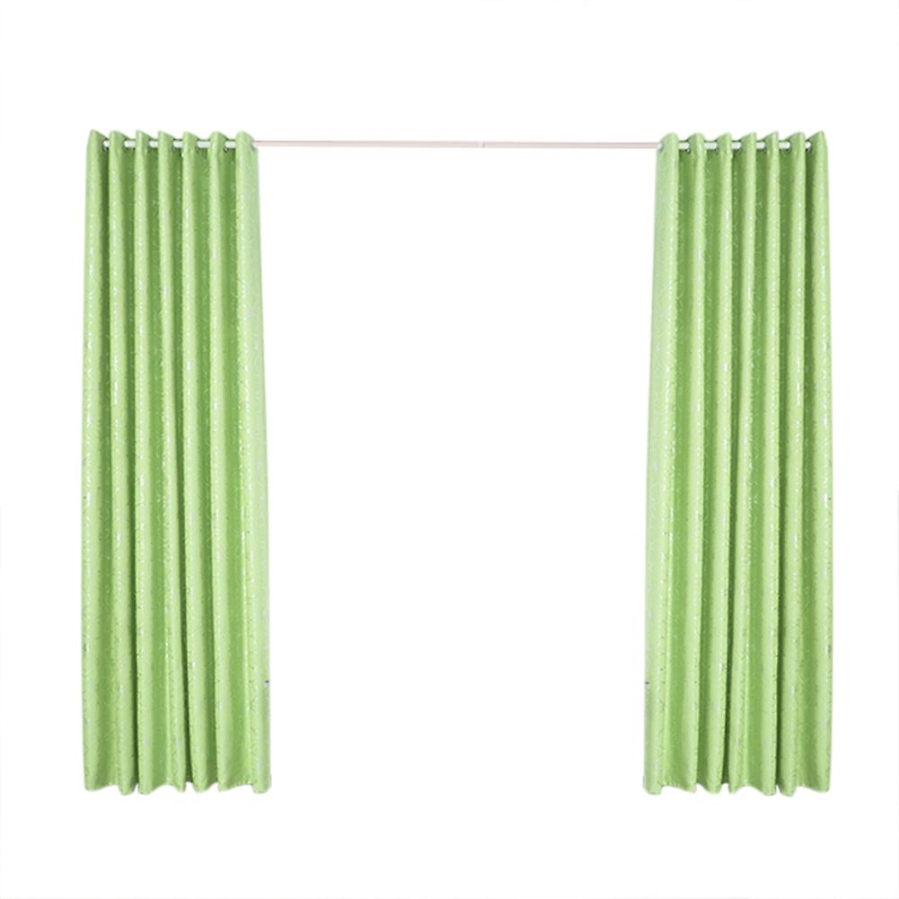 1Pc Polyester Window Curtain Shade Blackout Panels Drapes with Perforation