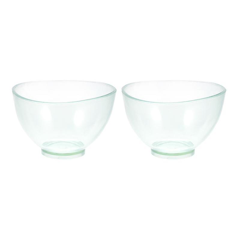 2pcs Dental Thickened Rubber Bowl