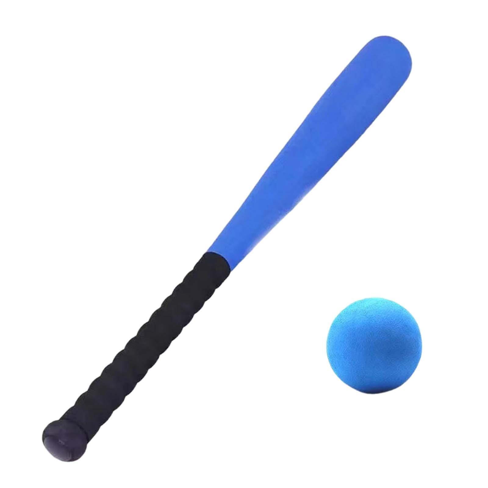 Kids Foam Baseball Bat and Ball Set T Ball Set for Learning Practice Exercise Blue