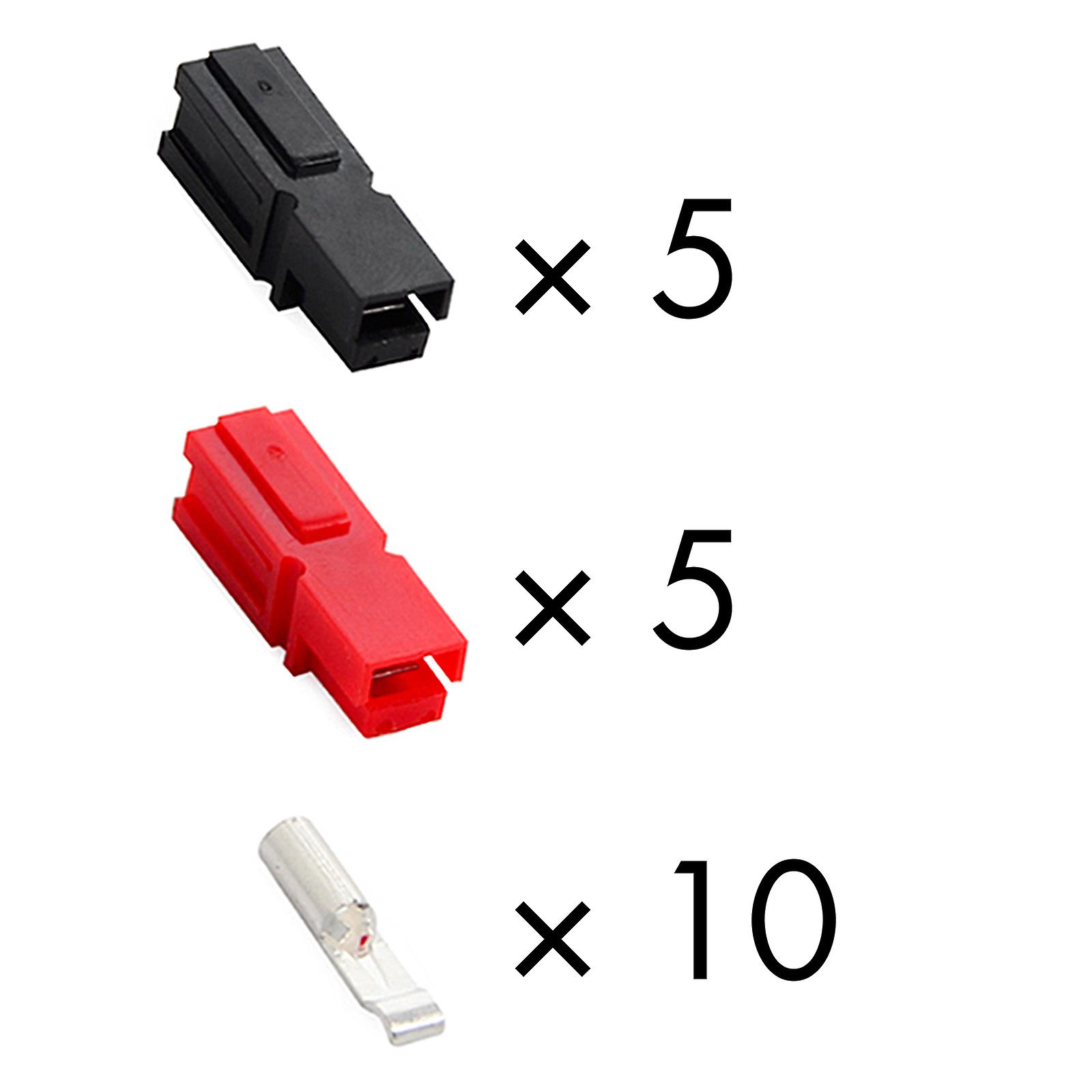 5/10/20/50/100 Pairs 30a Amp 600v Power Marine Connector Pole For Anderson Powerpole Interlocking Plug Terminals