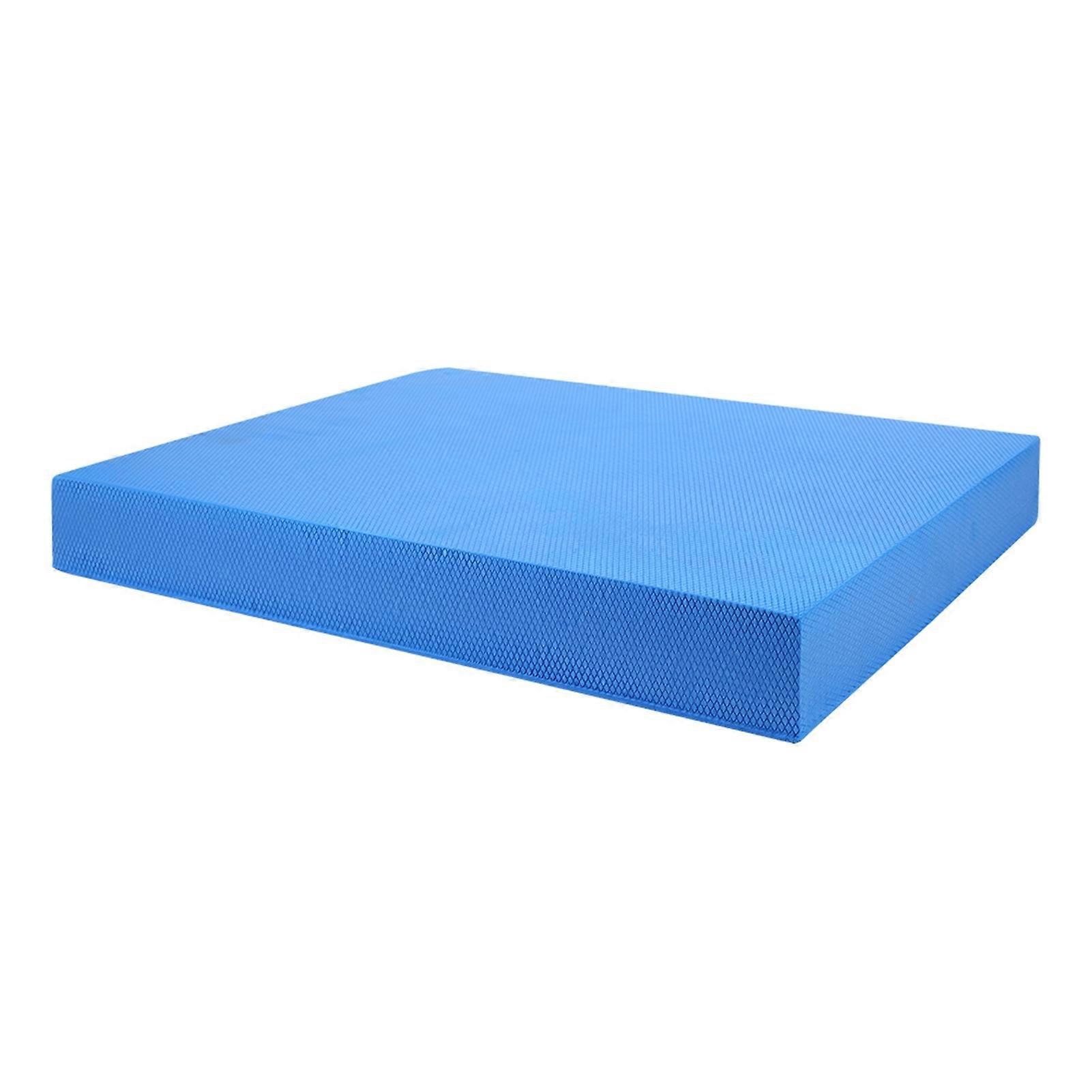 Soft Yoga nce Cushion Pad Training Padded Waist Abdomen Exercise Yoga Training Mat EquipmentS blue