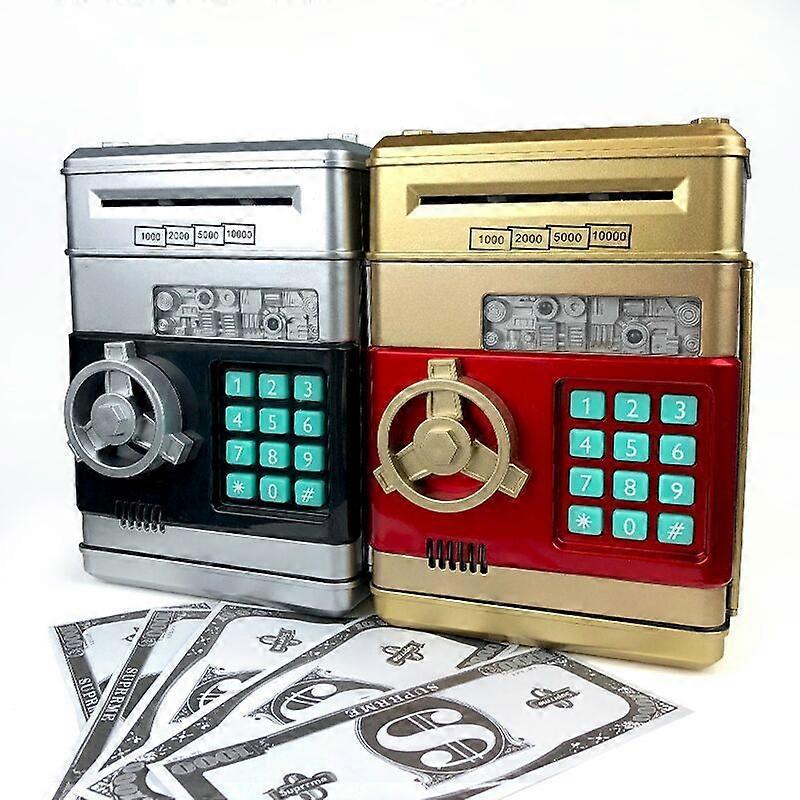 Mini password deposit box Electronic deposit box Coin deposit box Children's gift