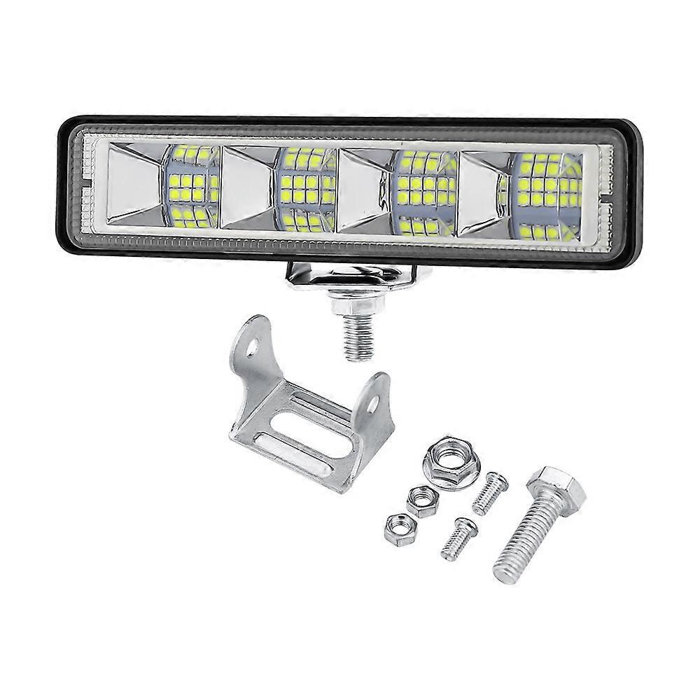24LED 72W DC12V-60V Car Work Light DRL High Brightness Spotlight Offroad Automobile Truck Night Driving Headlight Fog Lamp 6500K
