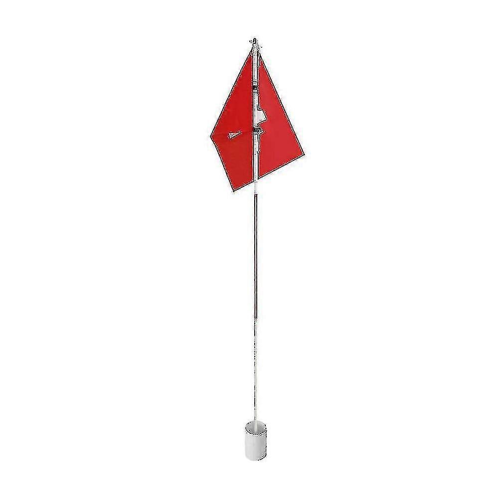Golf Flagstick 6ft Golf Flag And Cup For Yard Pro Detachable