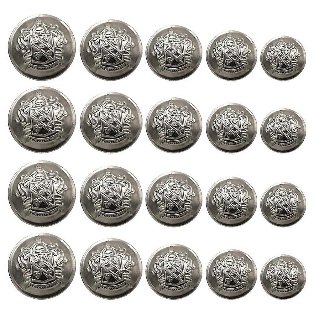 50Pcs DIY varrógombok Vintage sárgaréz gombok Ruházati csere gombok