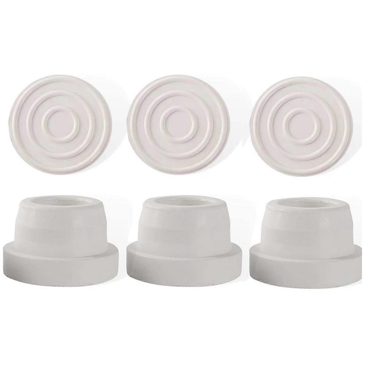 6Pcs Rubber Pool Ladder Bumpers Fit 1.90in Inner Diameter Ladder Tubing Inground Pool Ladder Plug Swimming