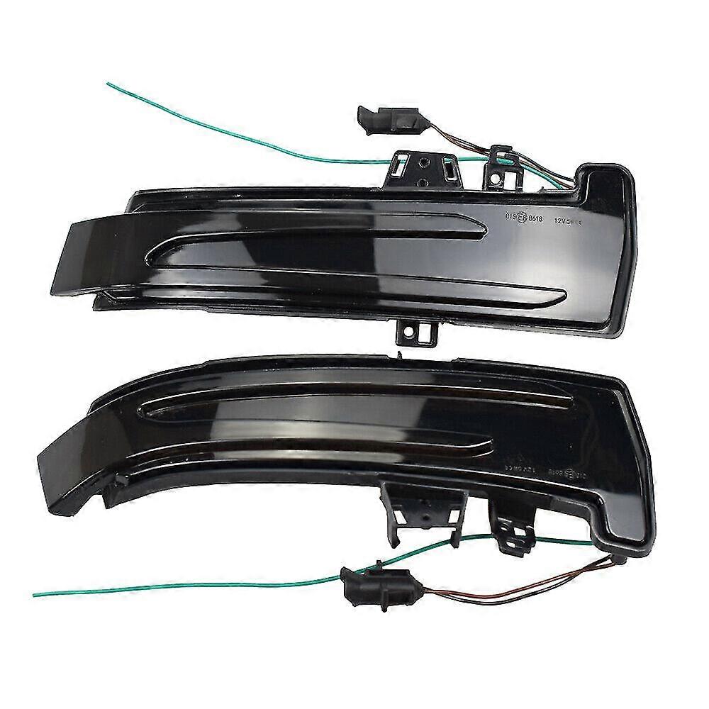 Blue& Dynamic Led Turn Signal Light Rearview Mirror Light Indicator Blinker For - W221 W212 W204 W2