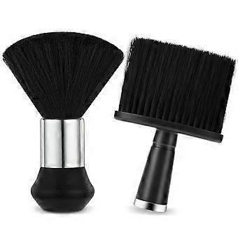 2 Pcs Barber Brush Set, Neck Duster and Hair Cleaner Brush, Clipper Cleaning Tool for Brushing Off Hair Around Face, Salon or Home Use