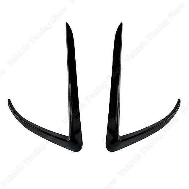 For Tesla Model 3 Front Bumper Spoiler Fog Lamp Cover Air Knife Splitter Model 3 Body Kit 2017 2018 2019 2020 2021 2022 2023