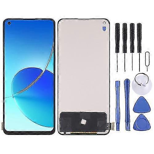 Full Assembly Of Tft Material Lcd Screen And Digitizer (does Not Support Fingerprint Recognition) Compatible With Oppo Reno6 4g / Reno6 Z / Reno7 5g C