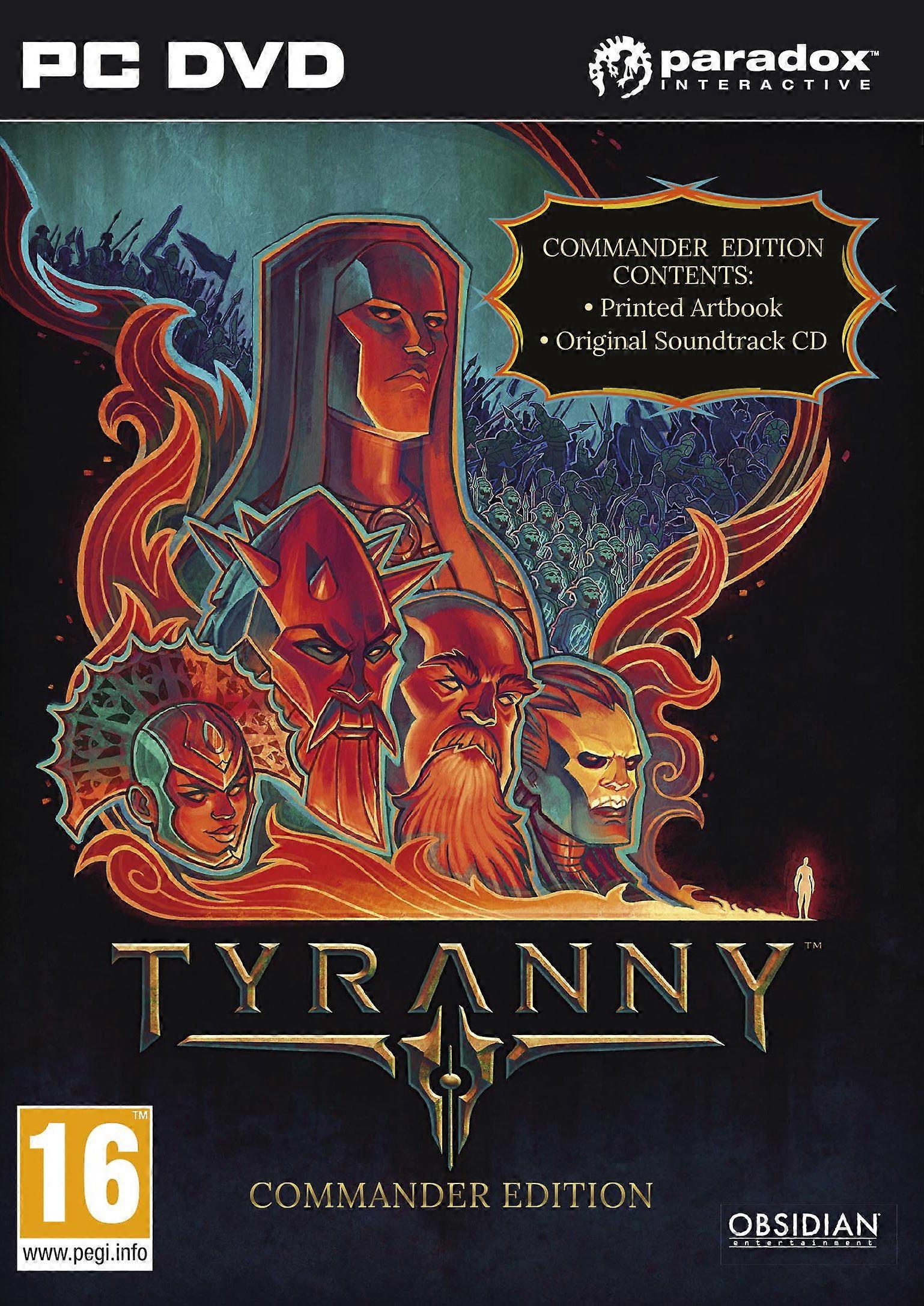 Tyranny Commander Edition (PC DVD) - New & Sealed