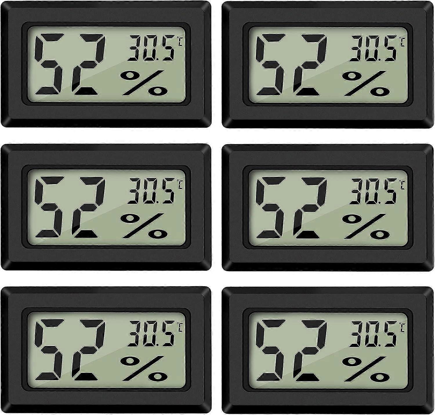 Mini Digital LCD Thermometer Hygrometer Temperature Humidity Portable Thermometer Thermo Hygrometer Indicator for Office Kitchen