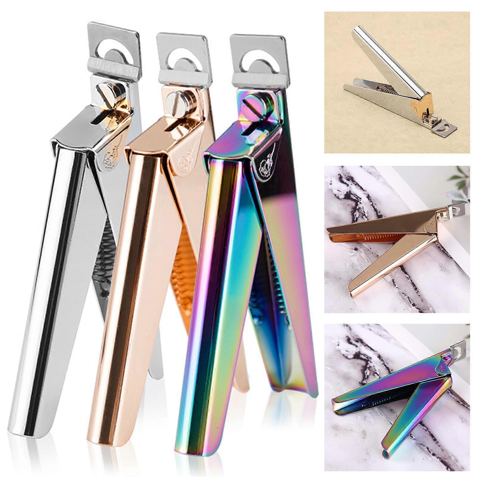 U-shaped Nail Clipper False Nail U Word Cutting Tool Portable Sharpen Edge Cutters for Home Travel Use