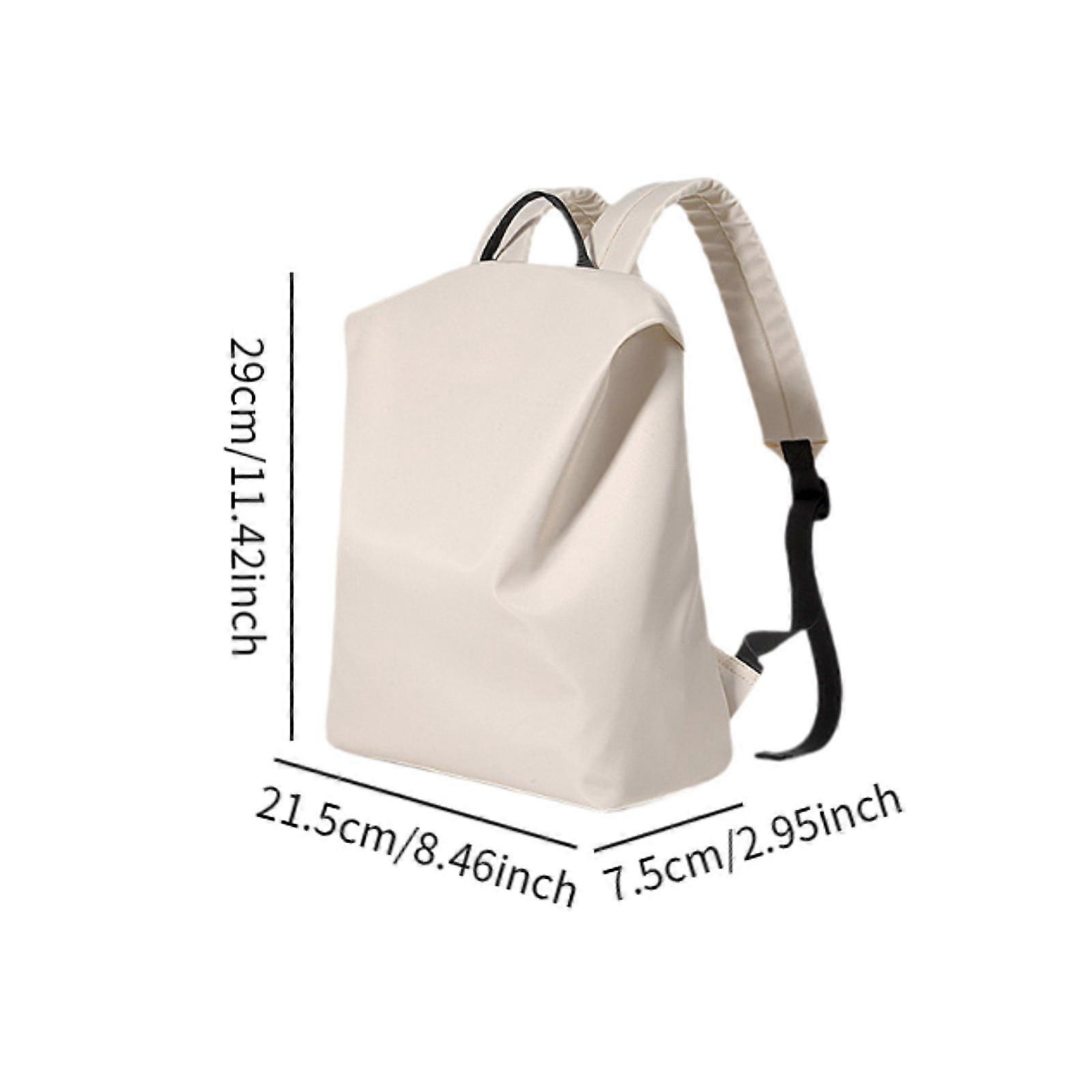 Backpack for Men Women Large Capacity Adjustable Strap for Party Work  Summer Beige