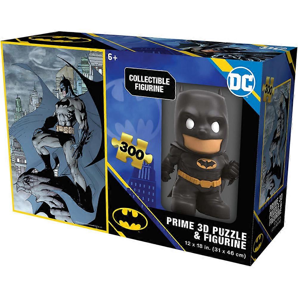 Prime3D Batman 300-Piece 3D Puzzle and Figure Set for Fans and Collectors
