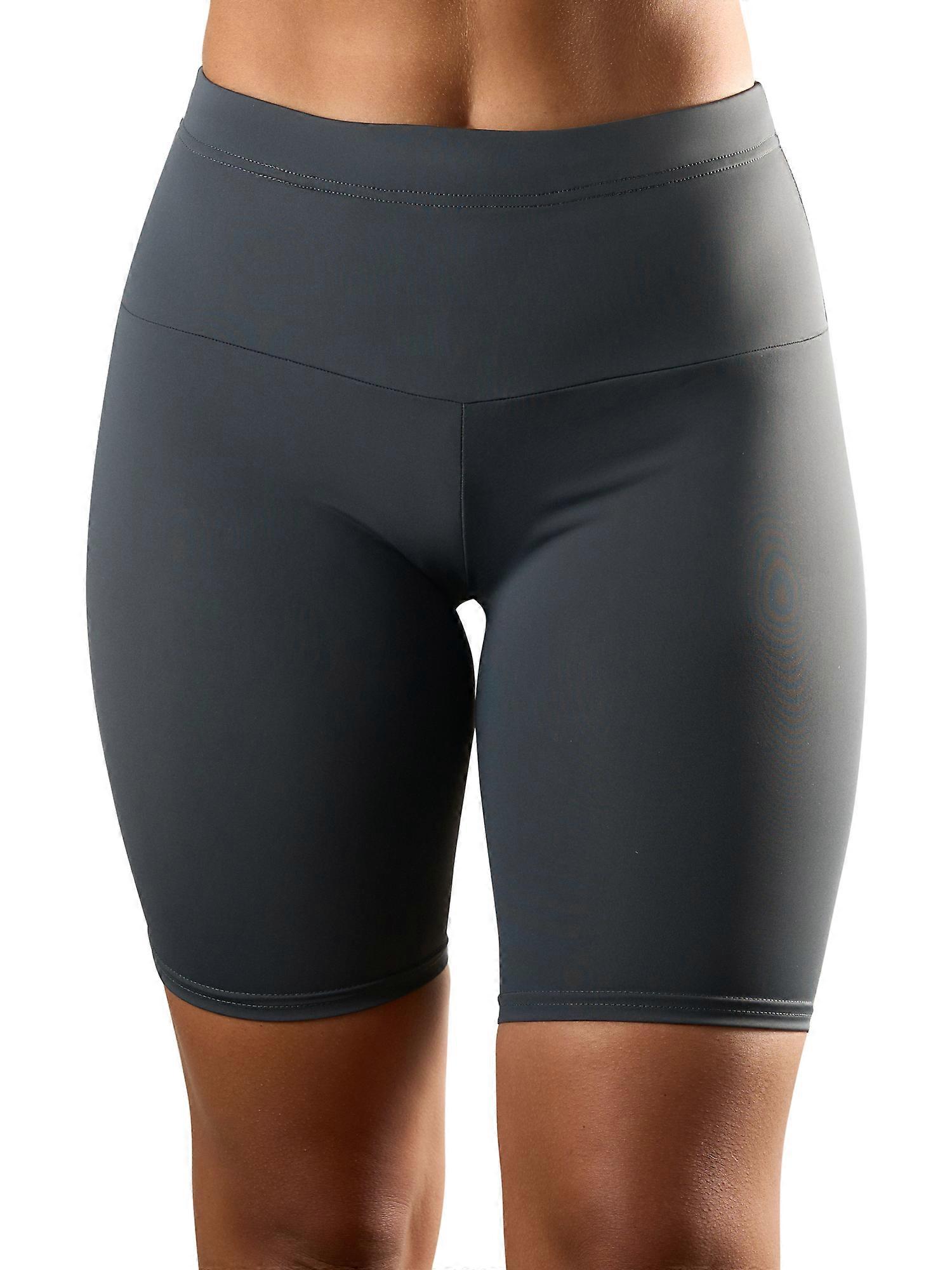 Underworks Vulvar Varicosity Support Gym Shorts for Women - Dark Grey -Small S