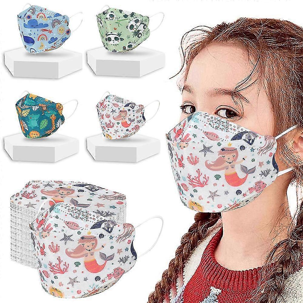 ילדים מסכות פנים KF94 מסכות ילדים KN95 מסכות מגן מסכות קריקטורה KF94 מסכות חד פעמיות