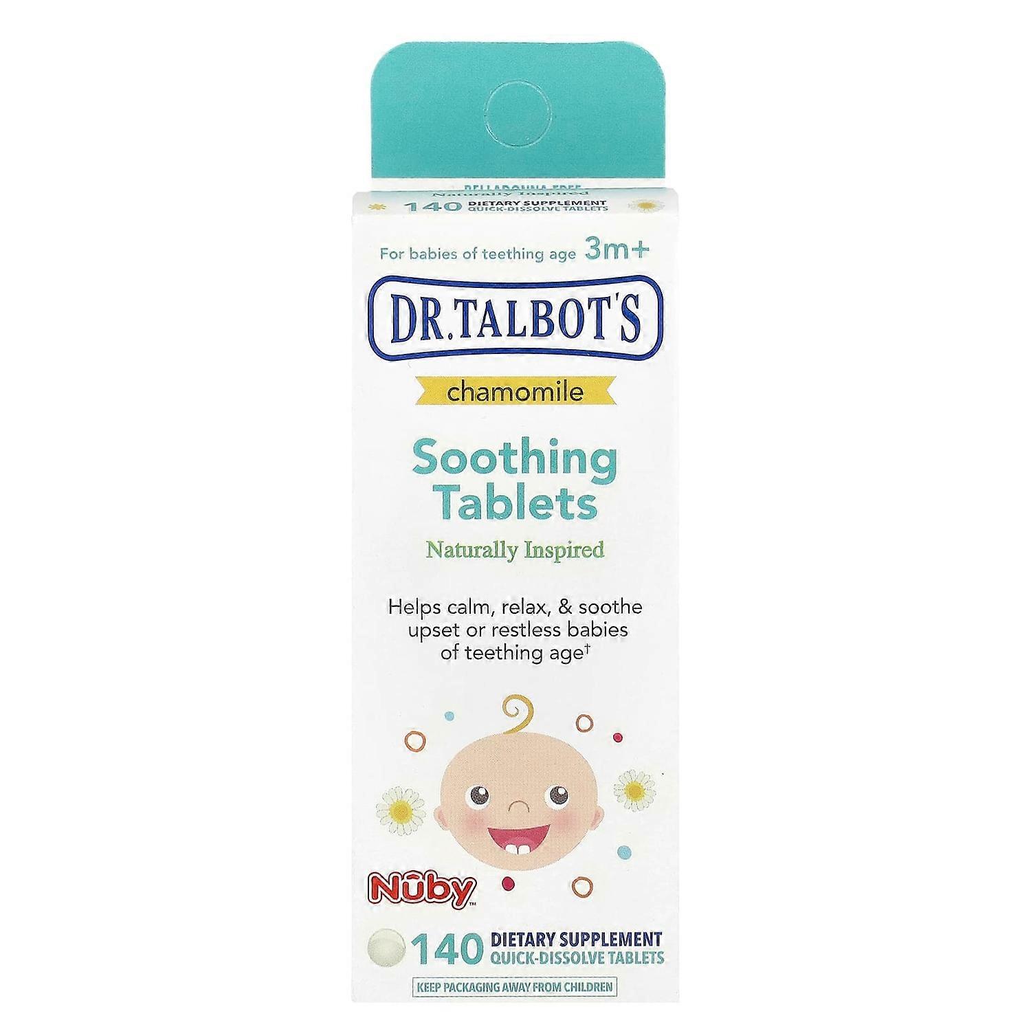 Dr. Talbot's, Soothing Tablets, Chamomile, 3 m+, 140 Quick-Dissolve Tablets