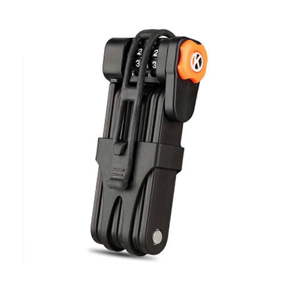 Bicycle Lock Anti-Theft Folding Lock 4-Digit Combination Joint Lock Bicycle Mountain Bike Folding L