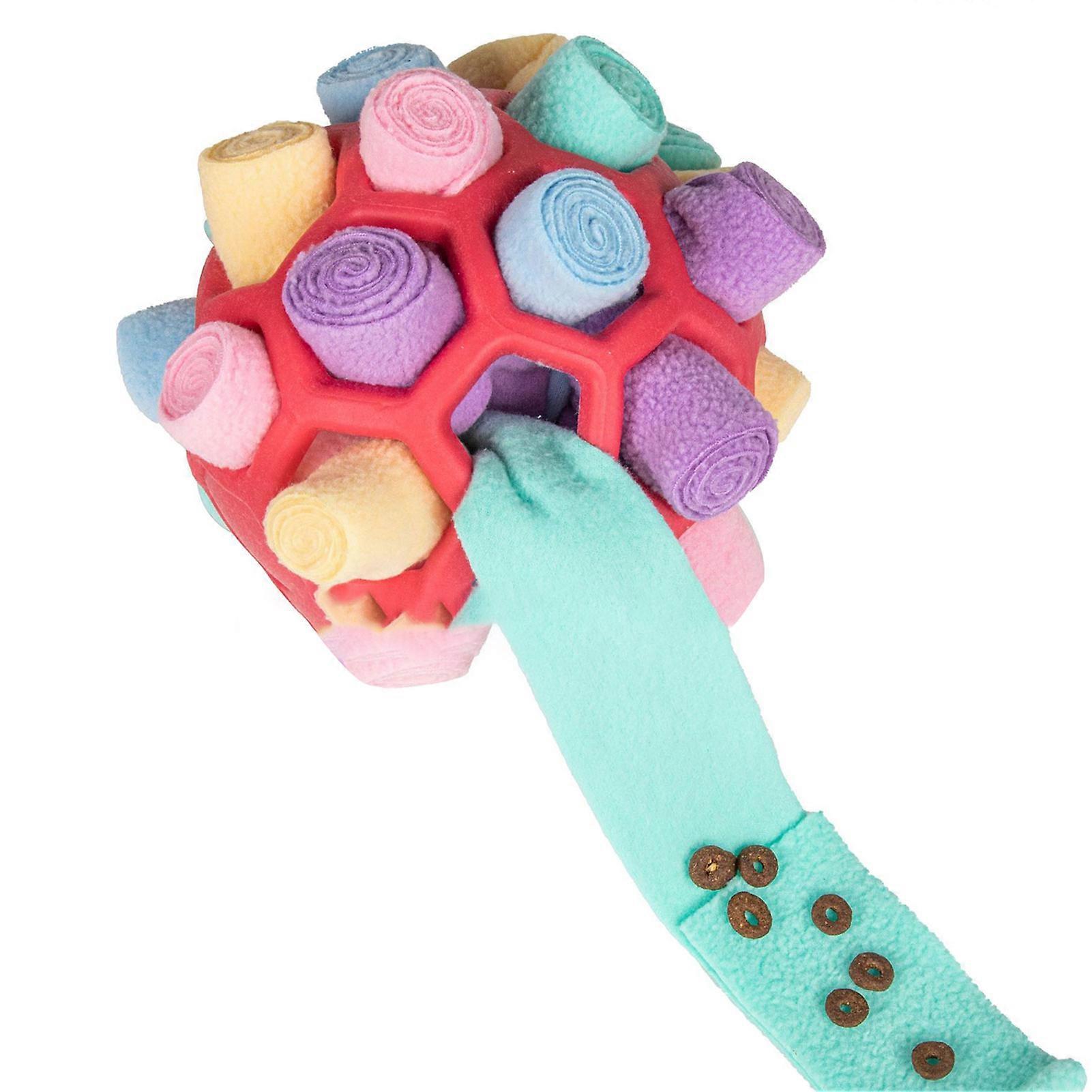 Sniffing Snuffle Ball Dog Toy Interactive Relieve Pressure Puzzle Toy Funny Slower Food Training Toys