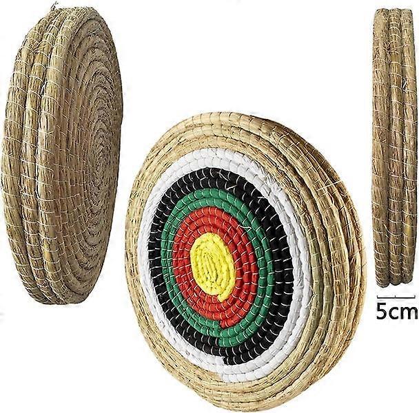 Feelglad Straw Archery Target, Traditional Hand-made Solid Outdoor Shooting Bows