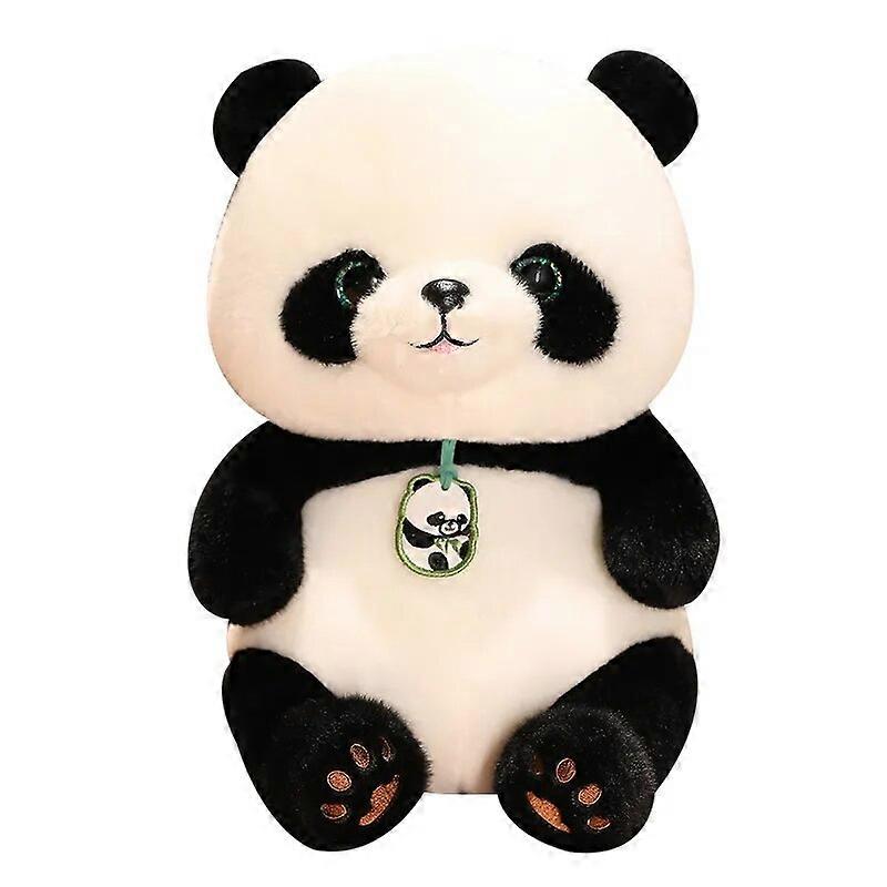 24/30/40/50cm Χαριτωμένο στρογγυλό λίπος Panda βελούδινο παιχνίδι kawaii λούτρινα ζώα γιγαντιαία πάντα βελούδινα κούκλα anime μαλακά παιδικά παιχνίδια για κορίτσια