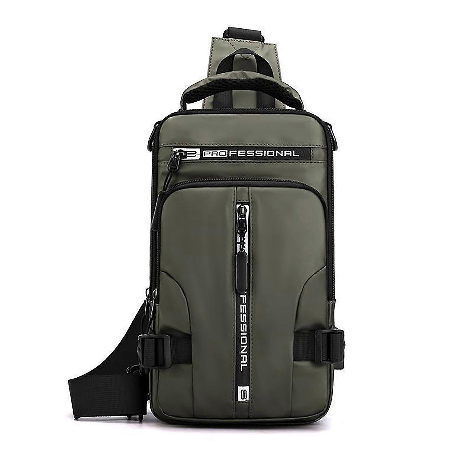 Multipurpose Crossbody Daypack with Textural Space Cloth Adjustable Strap Bag for Mobile Phone Wallet Umbrella