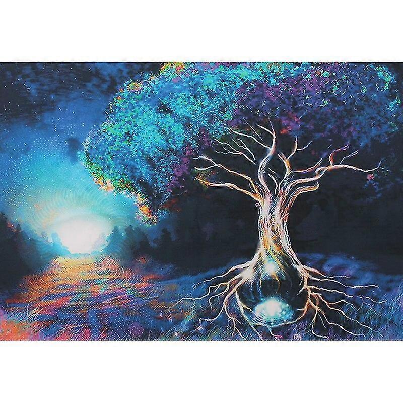 5D دي الحفر الكامل الماس اللوحة النجوم السماء شجرة نمط Neddlework الصليب غرزة الماس التطريز ملصقات الحائط