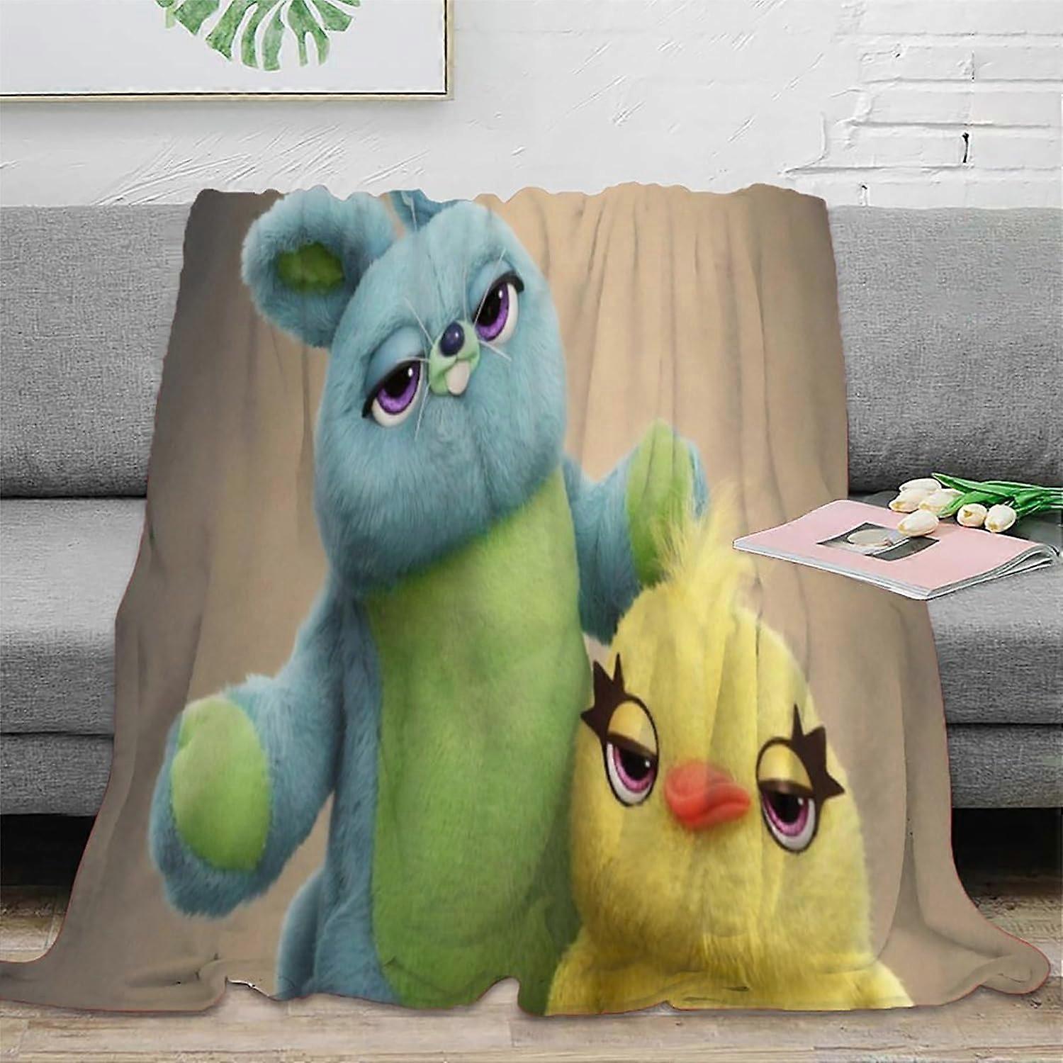 3D Printing Toy Story Throw Blanket-Super Soft Fuzzy Cozy Flannel Blanket Autumn/Winter Warm Fluffy Plush Blankets Washable For Sofa,Couch,Living Room