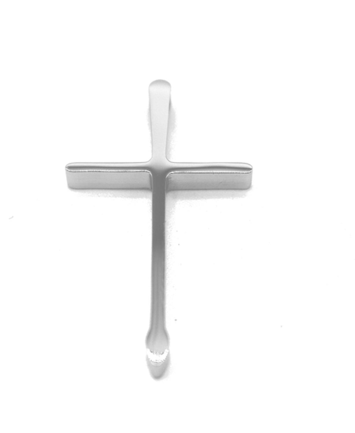 Silver cross pendant 