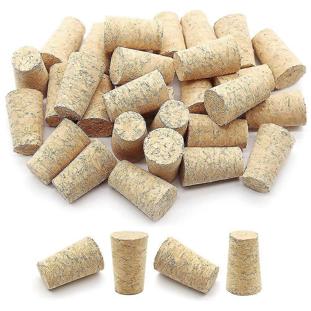 100 قطع مدبب النبيذ الفلين الخشب القابلة لإعادة الاستخدام الفلين المحمولة ختم النبيذ سدادة غطاء زجاجة النبيذ لبو