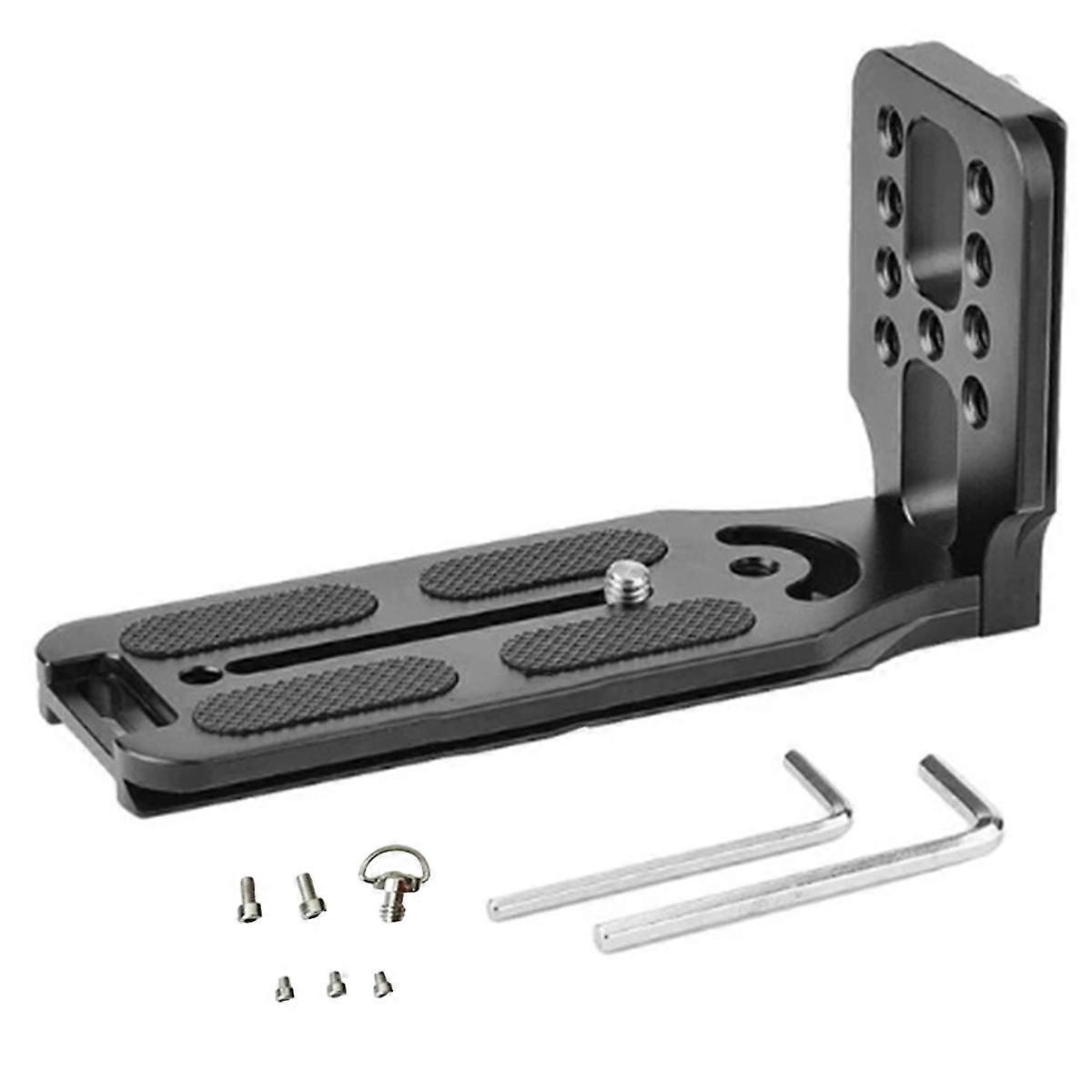 DSLR Camera L Bracket Vertical Horizontal Switching Tripod Quick Release Plate for Stabilizer Tripo