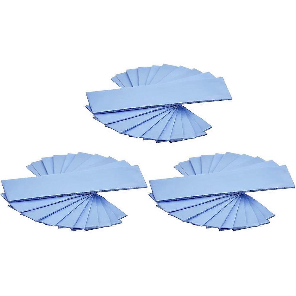 30Pcs 67 x 20 mm Silicone Thermal Pad Reusable Conductive ,Thick 0.5/1/ 1.5 mm for GPU Heatsink CPU