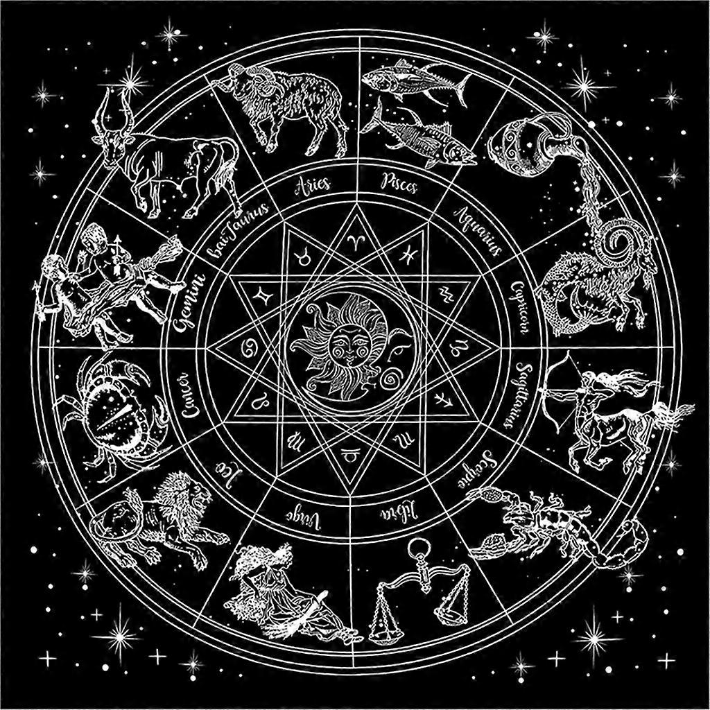 Astrology Star Pendulum Dowsing Table Cover Divination Board Game Tablecloth