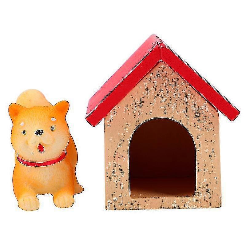 1pcs Miniature Akita Dog Figurines