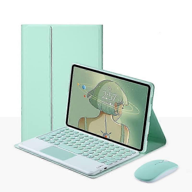 Touchpad Keyboard Case For Xiaomi Mi Pad 5 Pro- Green Mouse