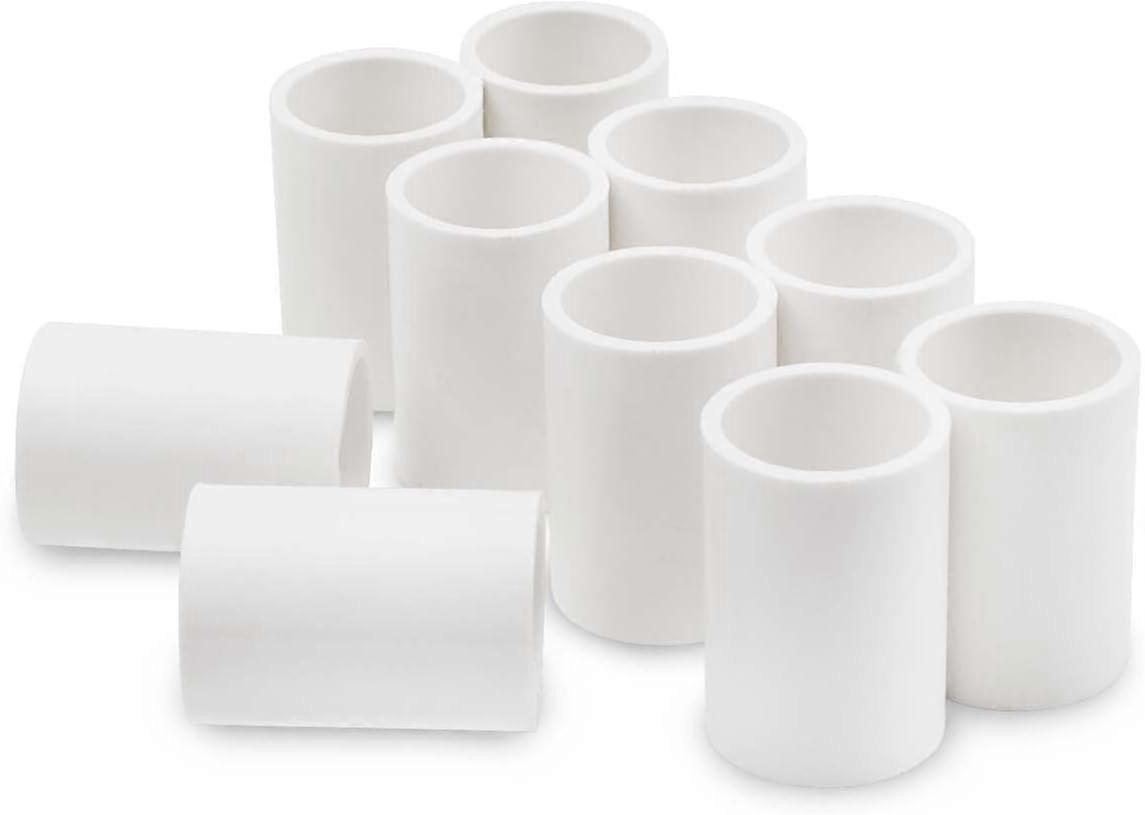 20 Pcs 32mm Straight Slip Connector PVC Pipe Fitting Elbow Fitting Garden Water Pipe Fitting