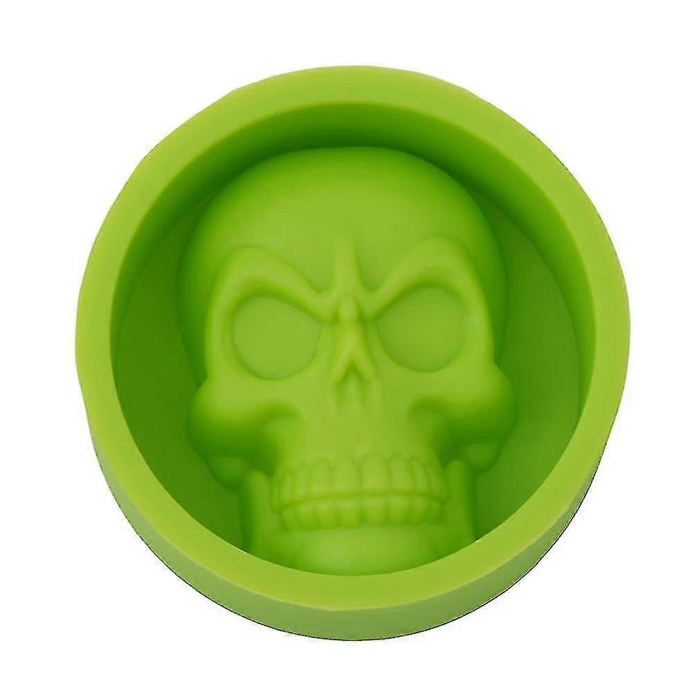 Skeleton Skull Head Silicone Ice Cube Mold